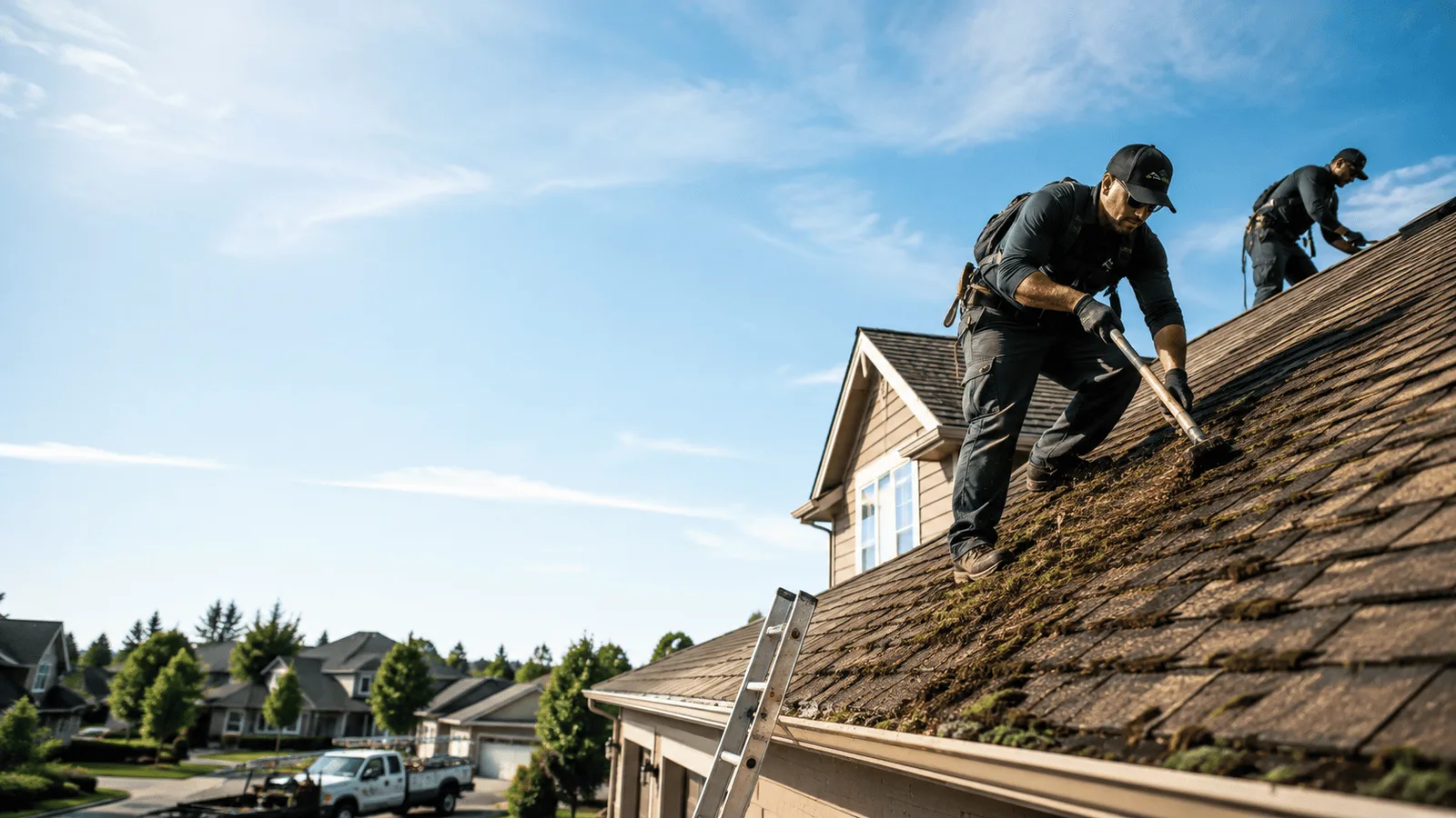 Roof Moss Removal in Denhoff, ND near me